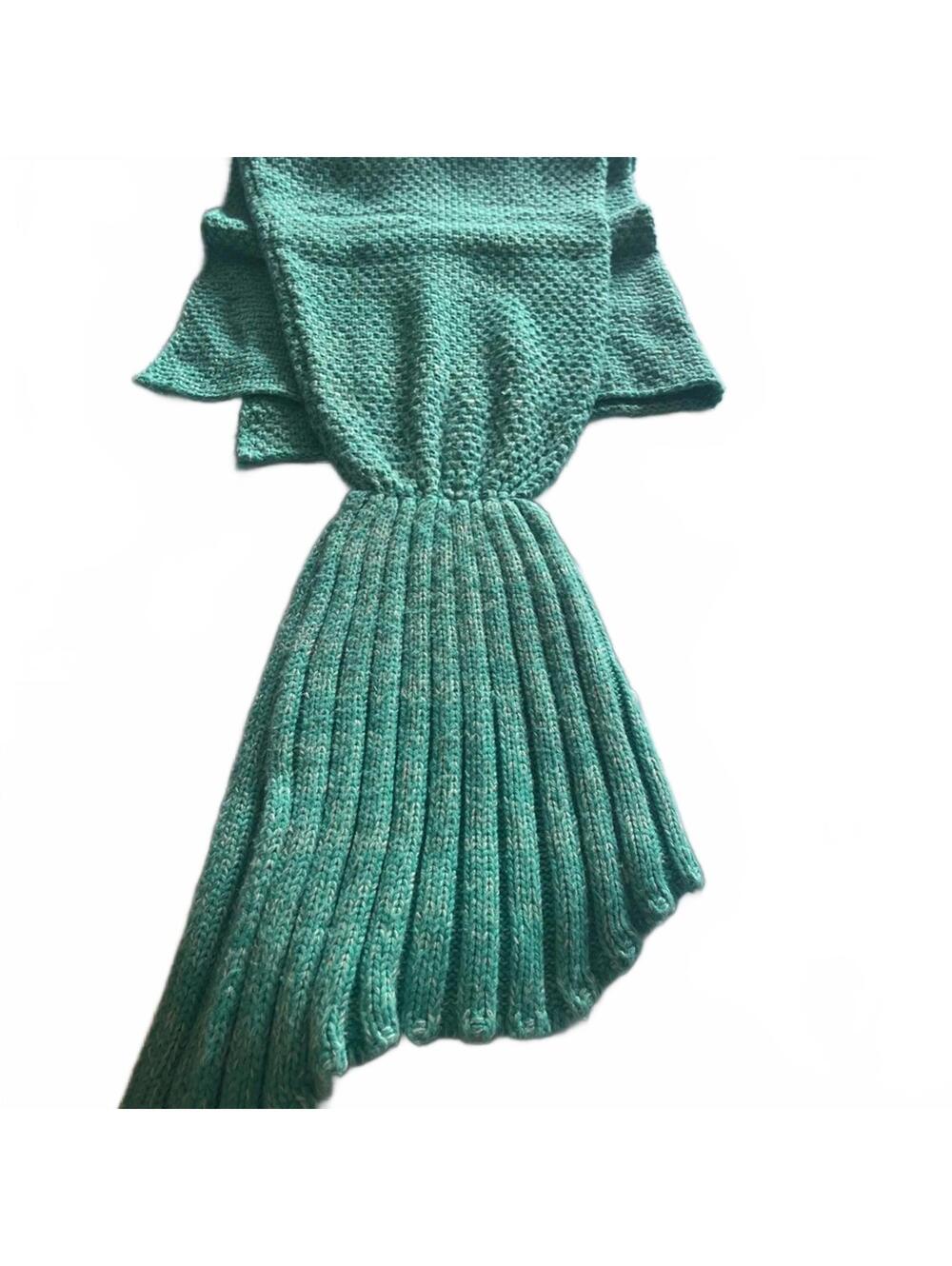 Aqua Mermaid Blanket Cozy Plush Kids Throw Blanket